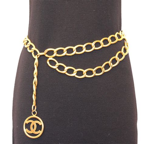 chanel inspired chain belt.